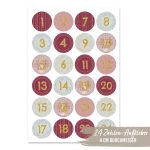 Adventskalender Zahlenaufkleber 46 – Bild 2