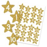 Adventskalender Zahlenaufkleber 53
