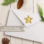 Adventskalender Zahlenaufkleber 53 – Bild 2