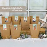 24 Adventskalender Zahlenaufkleber – Waldtiere Nr61 – Bild 5
