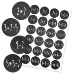 24 Adventskalender Zahlenaufkleber – Rechenaufgaben  Nr68
