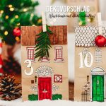 24 Adventskalender Zahlenaufkleber – gold Nr70 – Bild 5
