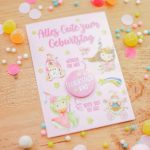 Postkarte + einzelner Button - Set 9 – Bild 4