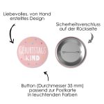 Postkarte mit Button – Einhorn – Bild 3
