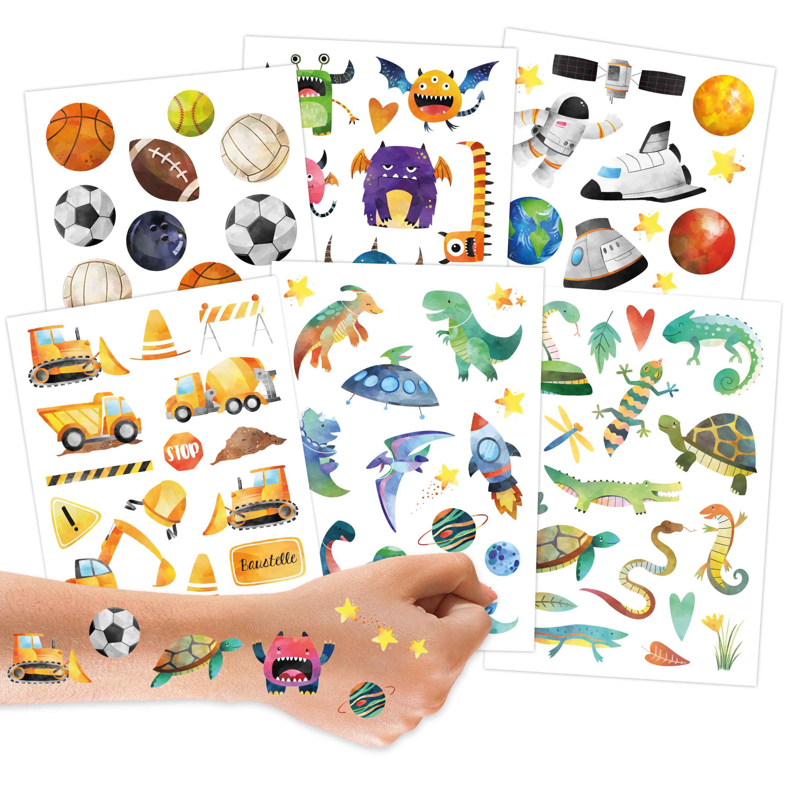 005-002-005-1 Metallic Tattoos - Bagger & Dino – Bild 1
