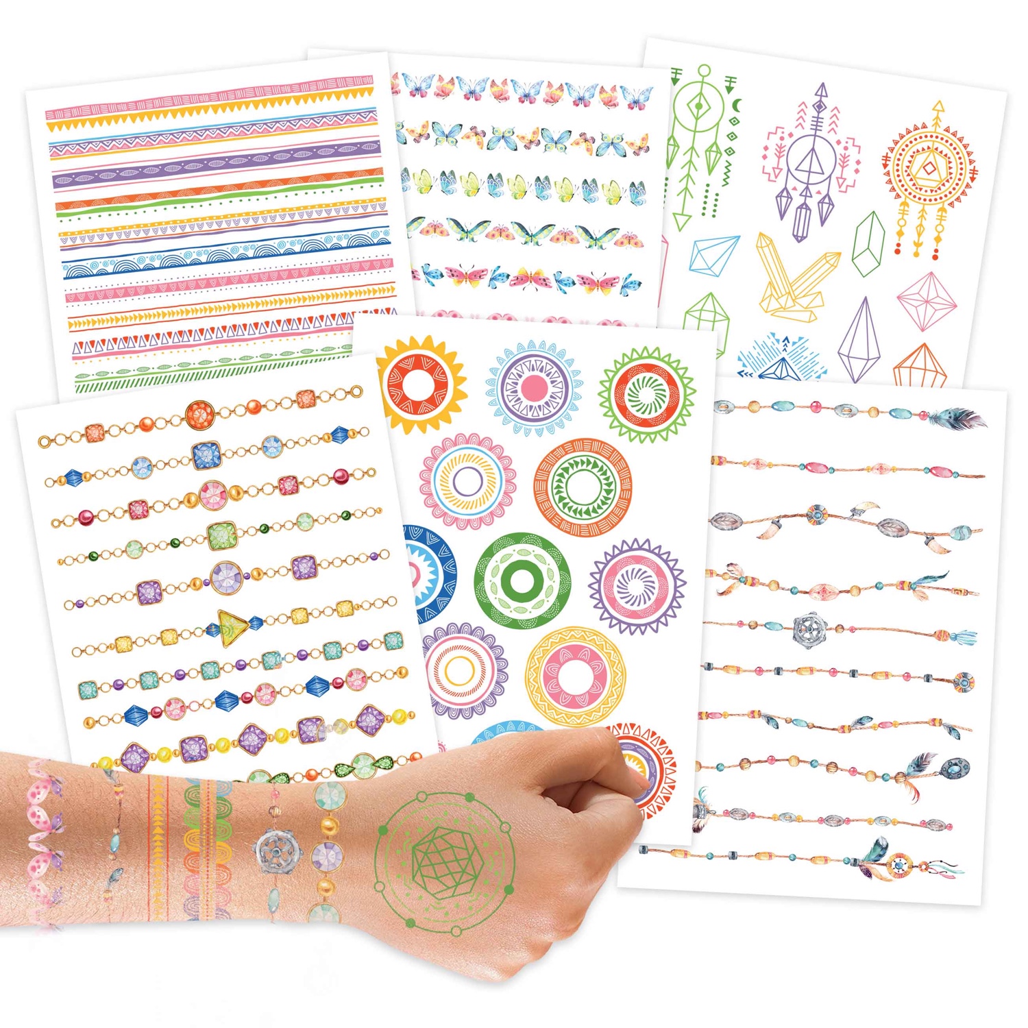 005-002-007-1 Metallic Tattoos – Schmuckelemente – Bild 1