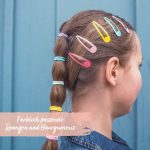 120 Kinderspängchen +  Haargummis groß Box – Bild 6