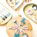 48 Haarspangen & Haargummies – Einhorn – Bild 4