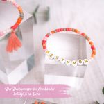 4 Perlenarmbänder – I LOVE YOU und BEST MOM – Bild 4