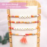 4 Perlenarmbänder – I LOVE YOU und BEST MOM – Bild 5
