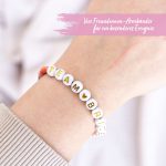 4 Perlenarmbänder Brautjunfer – TEAM – Bild 2