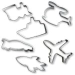 6 Keks-Ausstecher Fahrzeuge