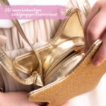 Kinderhandtasche – Stern Gold glitter – Bild 5