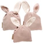 3 Hasenbeutel Musselin Beige Set 02