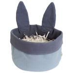 Osternest mit Hasenohren Musselin Set2