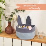Osternest mit Hasenohren Musselin Set2 – Bild 4