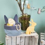 Osternest mit Hasenohren Musselin Set2 – Bild 5
