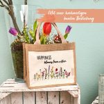 Jutetasche Frühlingswiese Set 01 – Bild 3