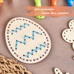 Holzspielset mit Faden Osterfest Set 01 – Bild 3
