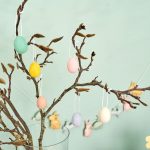 6 Filzostereier pastell zum Aufhängen Set 01 – Bild 4