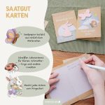 3 Klappkarten mit Saatpapier – Osterhasenwelt – Bild 4