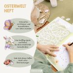 Mein kreatives Osterwelt Heft - Malen, Rätseln, Stickern – Bild 4
