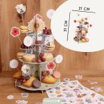 Kuchen Etagere inkl. Tischkonfetti & Muffinstecker - Ostern – Bild 3