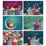 12 Ramadan Postkarten Colourful