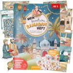 Mein kreatives Ramadan Heft – Malen, Rätseln, Stickern