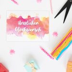 12 Glückwunschkarten zum Geburtstag – Bunt – Bild 2
