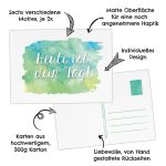 12 Glückwunschkarten zum Geburtstag – Bunt – Bild 3