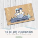 Musselinkrone mit goldenen Akzenten – Blau – Bild 5