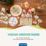 Etageren-Set Dino Vulkan – Bild 2