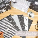 Weihnachtsgeschenkpapier - Schwarz weiß - Set 9 – Bild 5