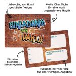Geburtstags Einladungskarte Jugendlich Jungen – Bild 2