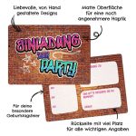 Geburtstags Einladungskarte Jugendlich Mädchen – Bild 2