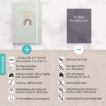 Bullet Journal – (Regenbogen) – Notizbuch A5 gepunktet – Bild 6