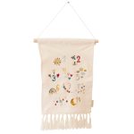 Wandaufhänger Wandteppich - Zahlen - Set 4