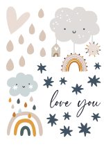 Wandtattoos - Regenbogen - Set 10 – Bild 5