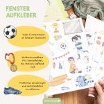 Fensteraufkleber Fussball – Bild 4