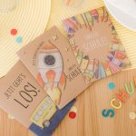 6 Klappkarten zur Einschulung – Kraftpapier – Bild 2