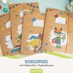 4 Mappen mit Gummiband A4 Superhelden Tiere - Set 14 – Bild 3