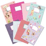 8er Set Heftumschläge - Unter Wasser + Einhorn - Set 4