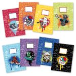 8 Papierheftumschläge A4 Graffiti  - Set 18