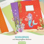 8 Papierheftumschläge A4 Meerjungfrauen - Set 20 – Bild 3