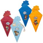 Besteckhalter Schule Filz 4 Stk Superhelden Tiere - Set 03