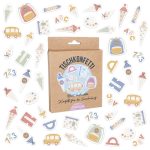 Tischkonfetti Schule Pastell - Set 2
