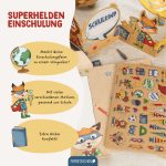 Tischdeko Set Schule Superhelden Tiere - Set 5 – Bild 4