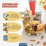 Kuchenstecker Schule Superhelden Tiere - Set 4 – Bild 4