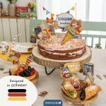 Kuchenstecker Schule Superhelden Tiere - Set 4 – Bild 6